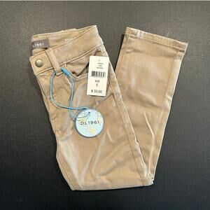 NWT DL1961 Brady Slim Jeans, Sandbox/Tan, Girls Size 5